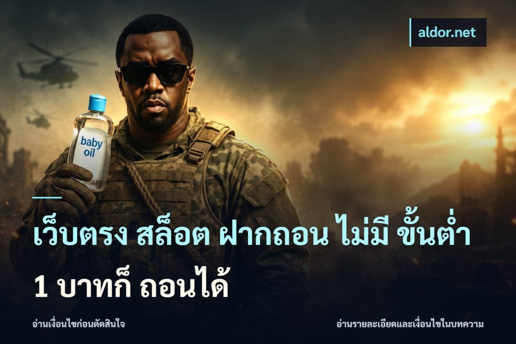 เว็บตรง สล็อต ฝากถอน ไม่มี ขั้นต่ำ 1 บาทก็ ถอนได้