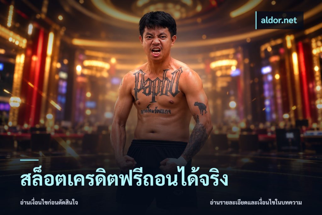 สล็อตเครดิตฟรีถอนได้จริง