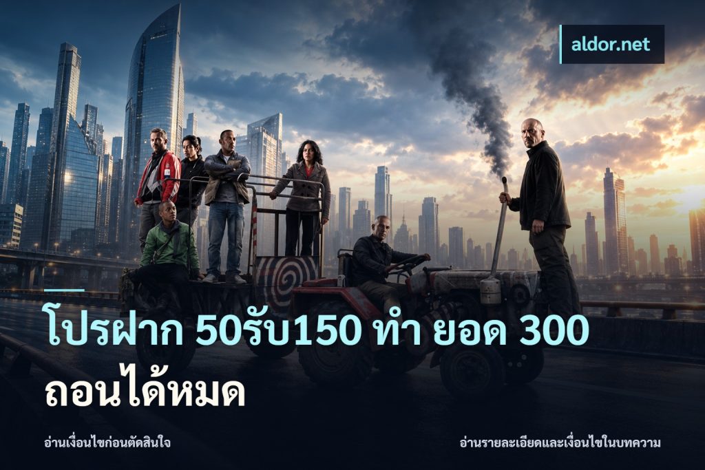 โปรฝาก 50รับ150 ทํา ยอด 300 ถอนได้หมด