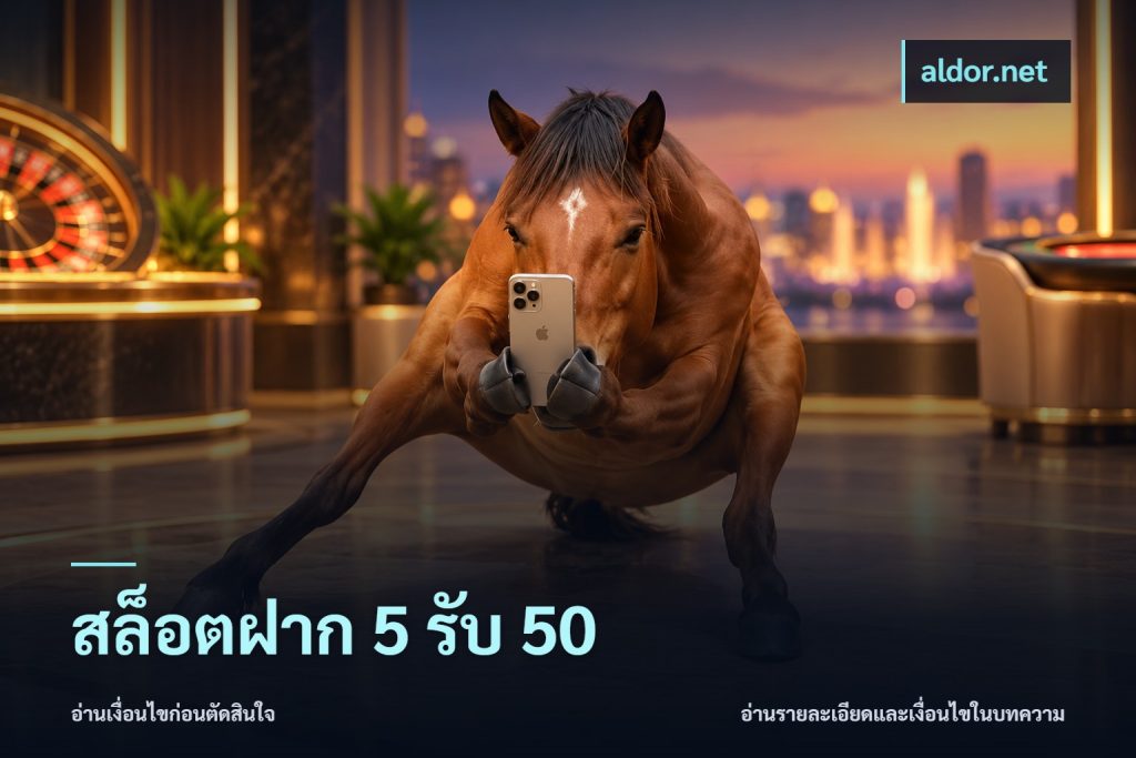 สล็อตฝาก 5 รับ 50