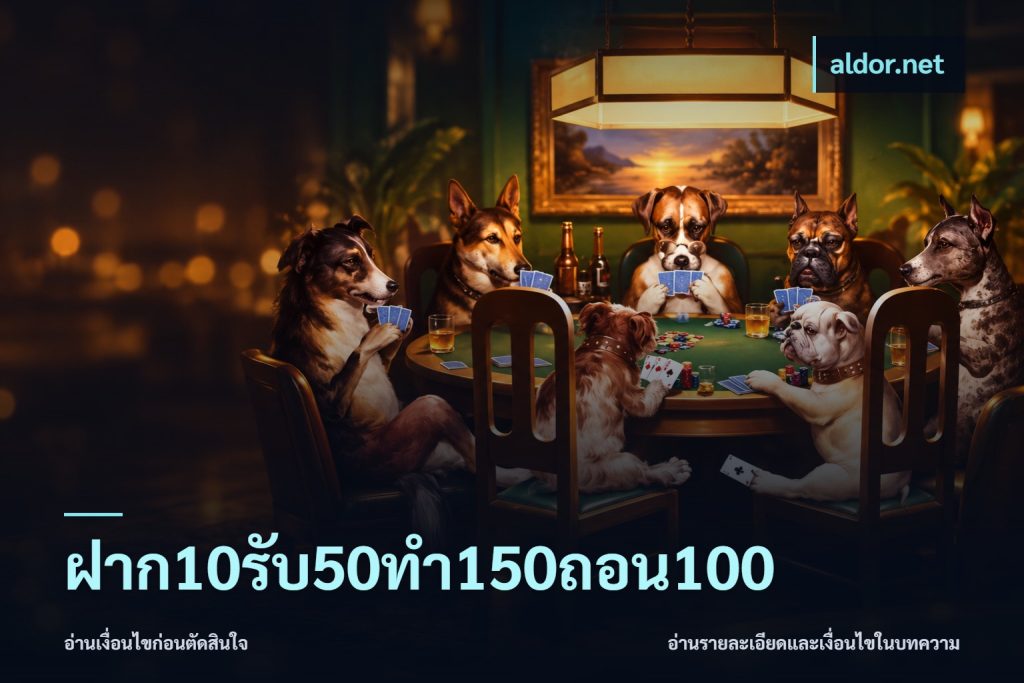 ฝาก10รับ50ทํา150ถอน100