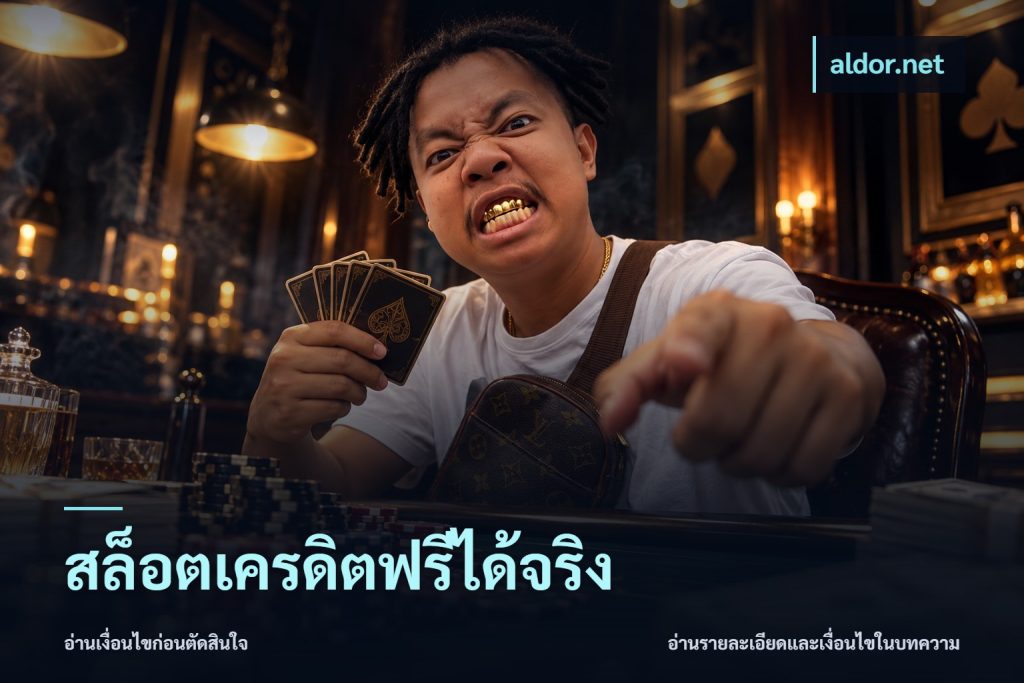 สล็อตเครดิตฟรีได้จริง