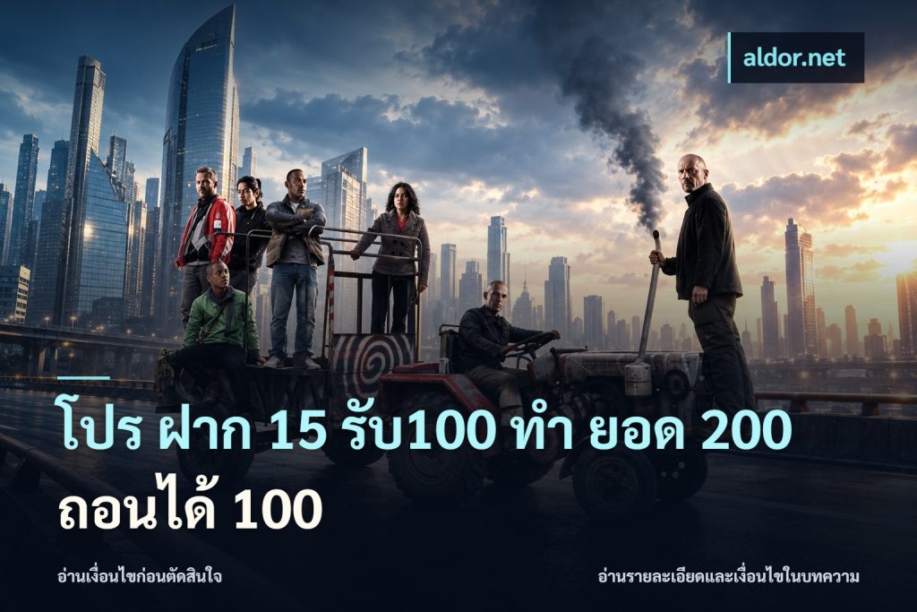 โปร ฝาก 15 รับ100 ทํา ยอด 200 ถอนได้ 100