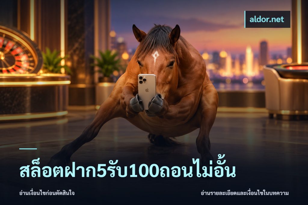 สล็อตฝาก5รับ100ถอนไม่อั้น