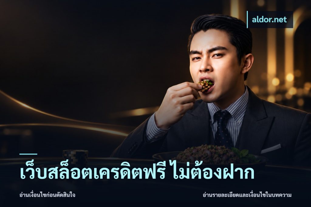เว็บสล็อตเครดิตฟรี ไม่ต้องฝาก