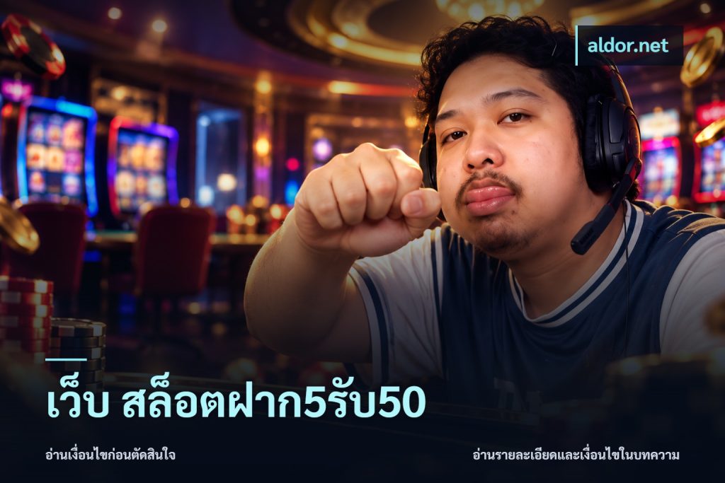 เว็บ สล็อตฝาก5รับ50