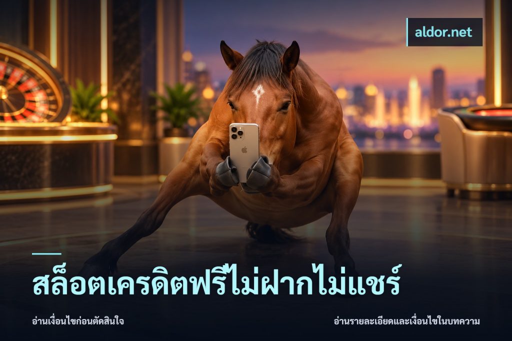 สล็อตเครดิตฟรีไม่ฝากไม่แชร์