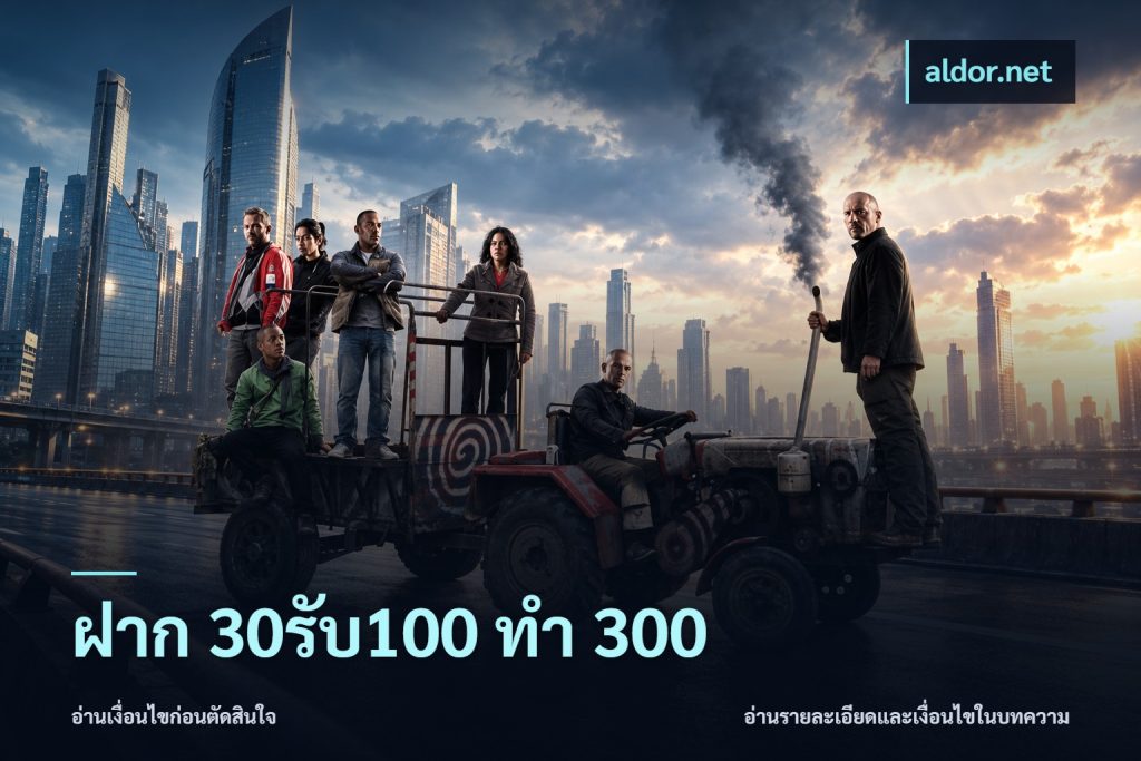 ฝาก 30รับ100 ทำ 300