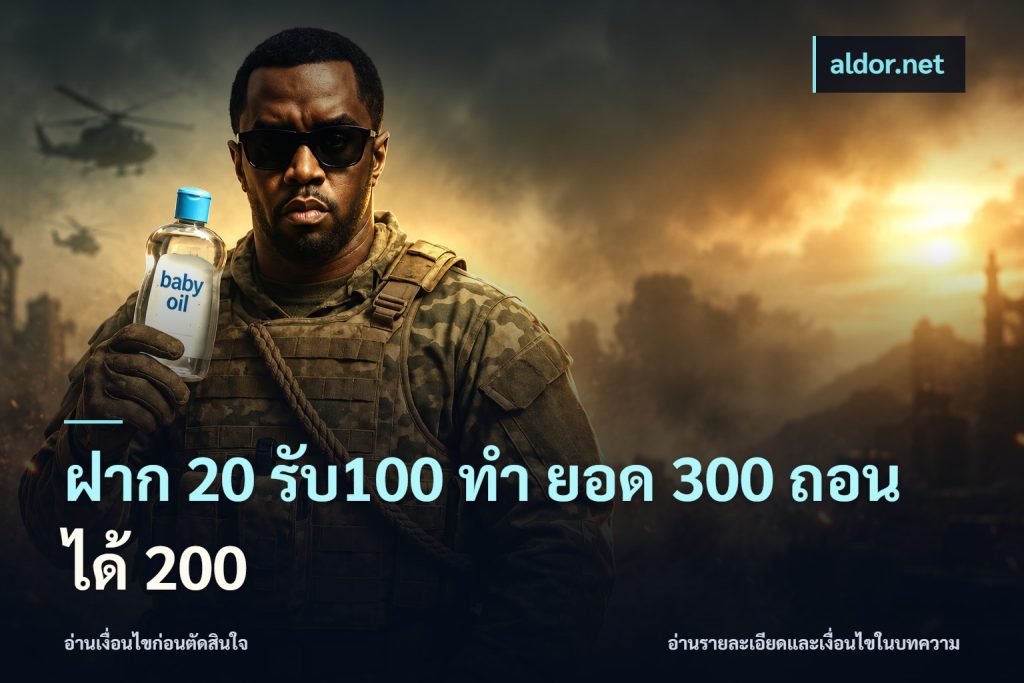 ฝาก 20 รับ100 ทํา ยอด 300 ถอนได้ 200