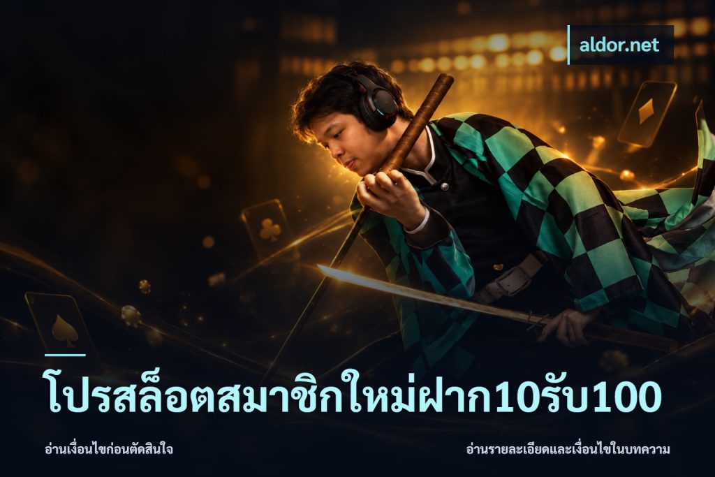 โปรสล็อตสมาชิกใหม่ฝาก10รับ100