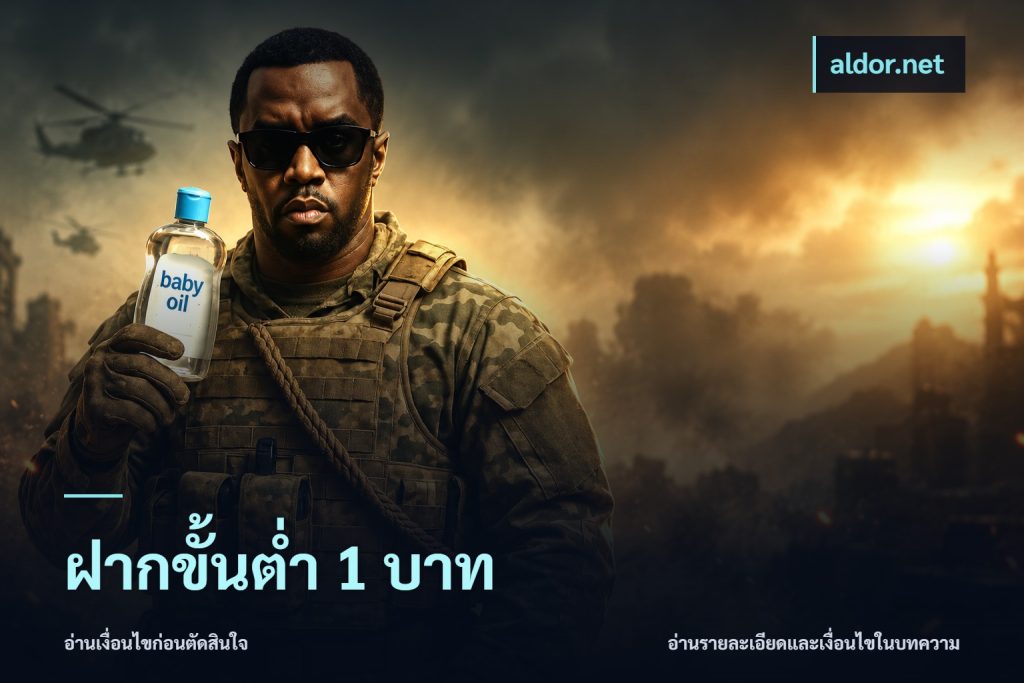 ฝากขั้นต่ำ 1 บาท