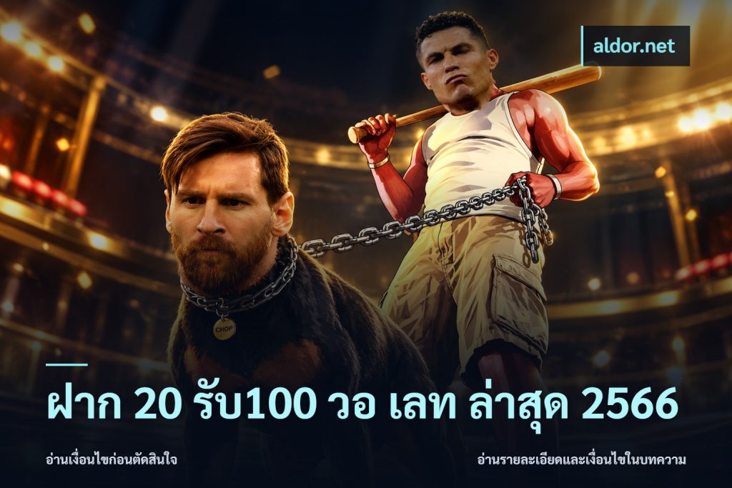ฝาก 20 รับ100 วอ เลท ล่าสุด 2566