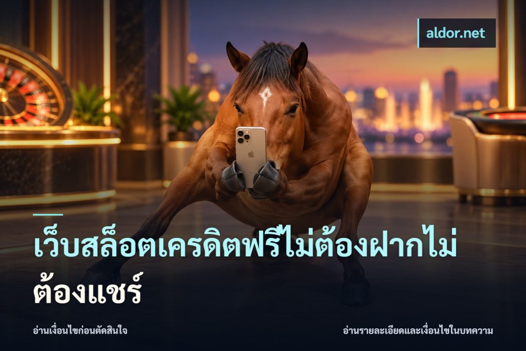 เว็บสล็อตเครดิตฟรีไม่ต้องฝากไม่ต้องแชร์