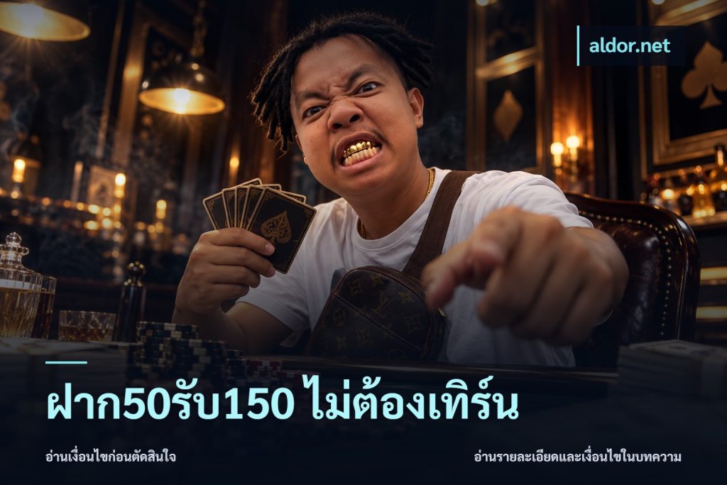 ฝาก50รับ150 ไม่ต้องเทิร์น