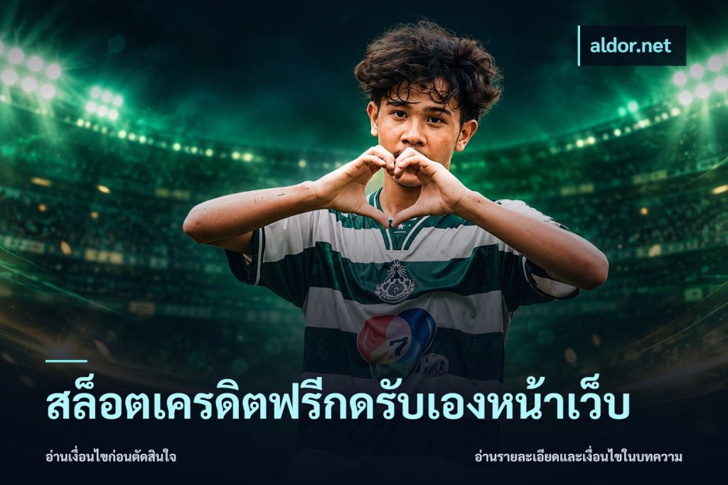 สล็อตเครดิตฟรีกดรับเองหน้าเว็บ