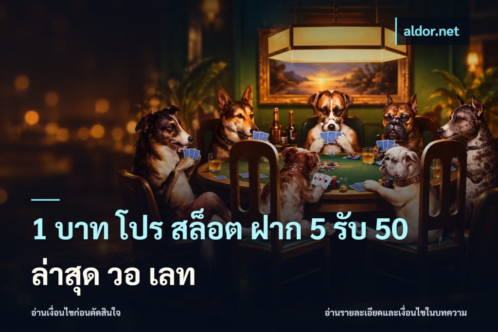 1 บาท โปร สล็อต ฝาก 5 รับ 50 ล่าสุด วอ เลท