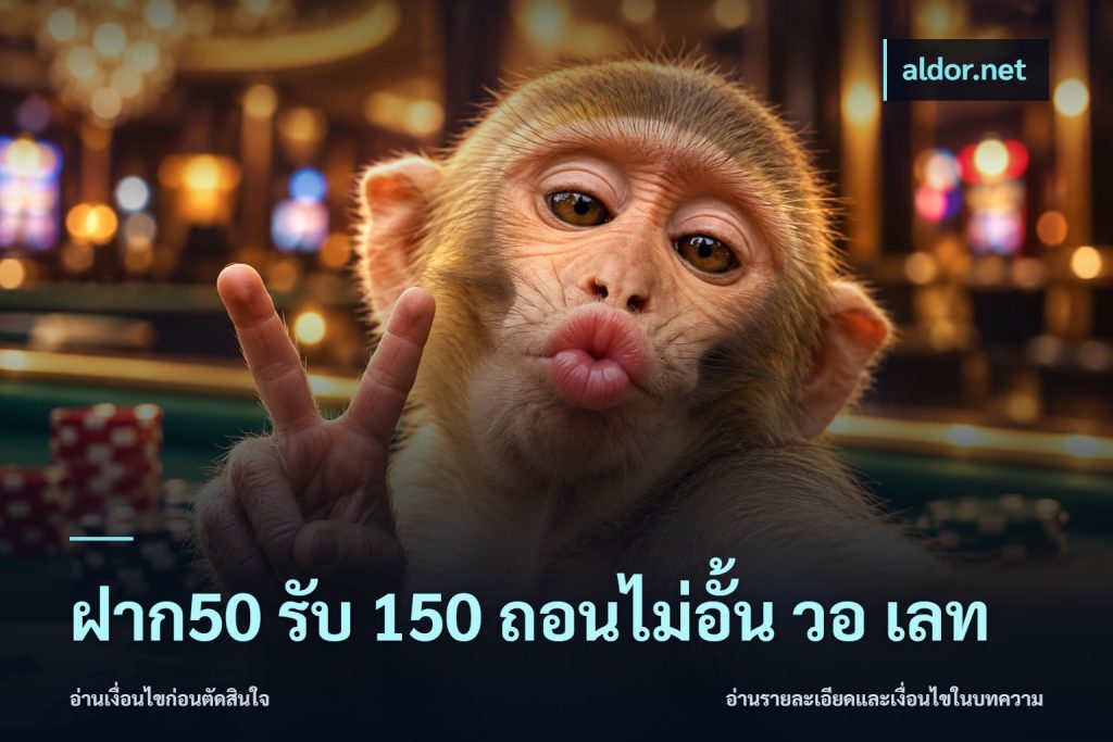 ฝาก50 รับ 150 ถอนไม่อั้น วอ เลท