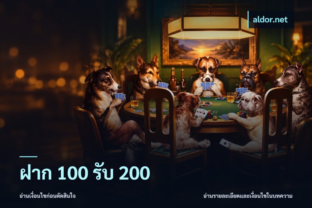 ฝาก 100 รับ 200