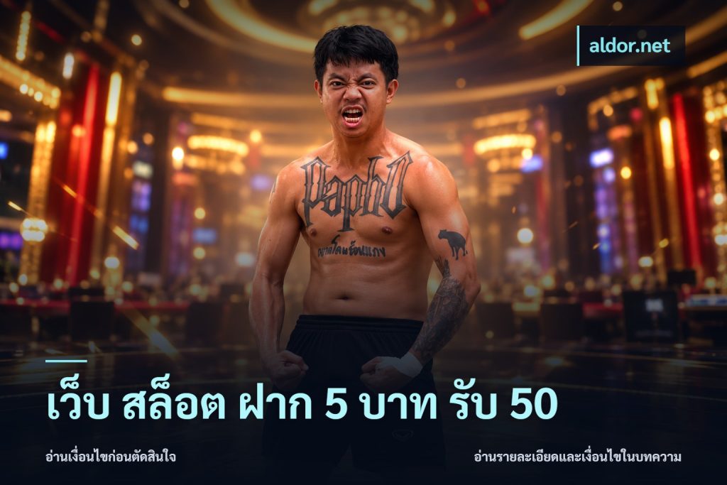 เว็บ สล็อต ฝาก 5 บาท รับ 50
