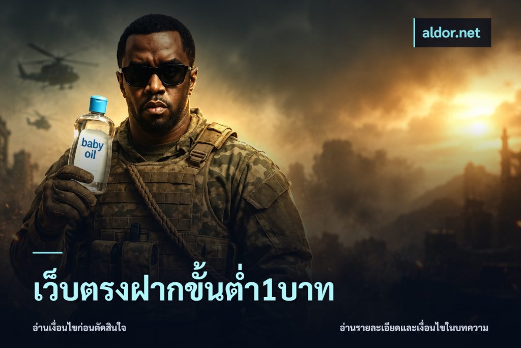 เว็บตรงฝากขั้นต่ำ1บาท
