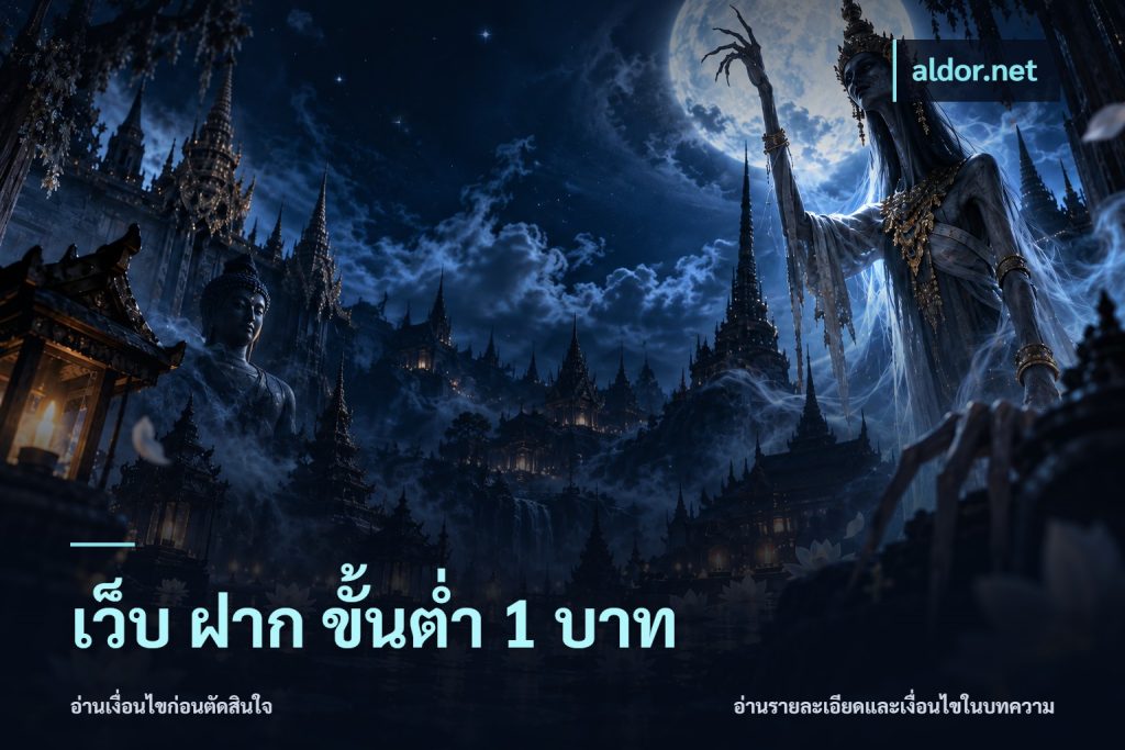 เว็บ ฝาก ขั้นต่ำ 1 บาท