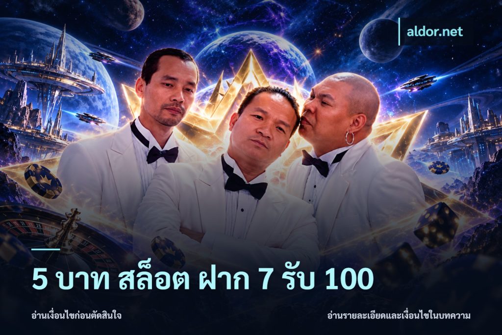 5 บาท สล็อต ฝาก 7 รับ 100