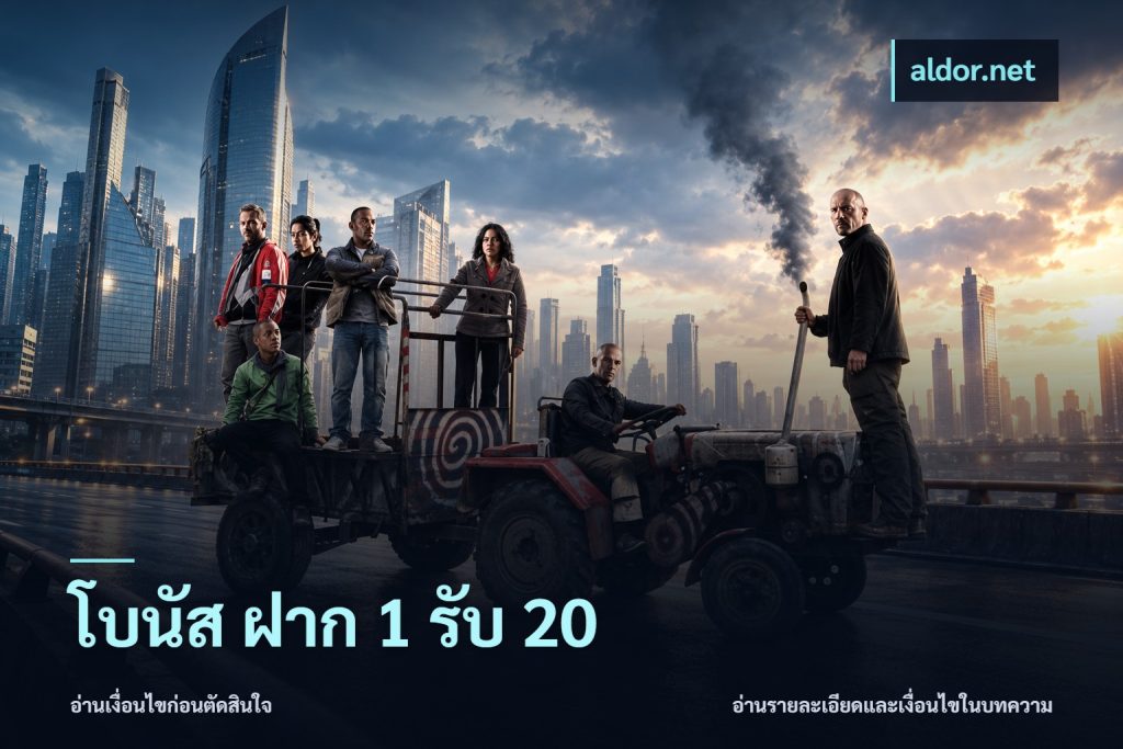 โบนัส ฝาก 1 รับ 20