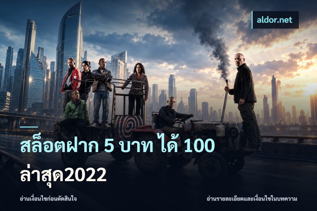 สล็อตฝาก 5 บาท ได้ 100 ล่าสุด2022