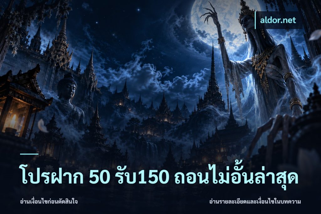 โปรฝาก 50 รับ150 ถอนไม่อั้นล่าสุด