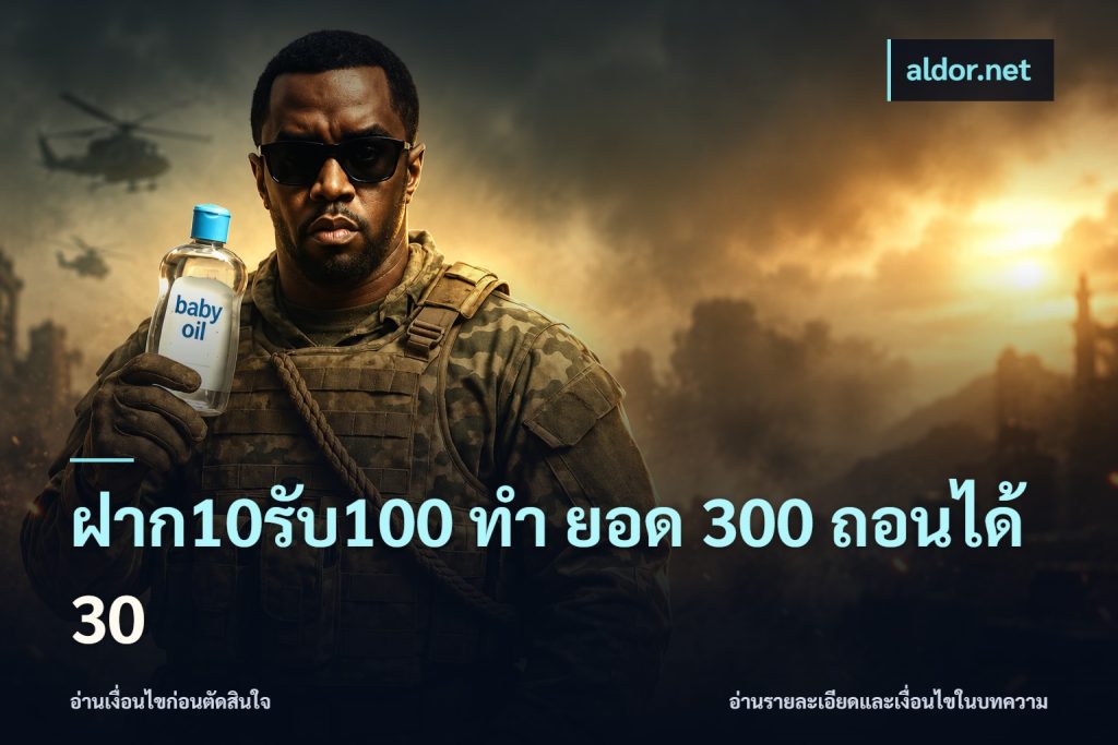 ฝาก10รับ100 ทํา ยอด 300 ถอนได้ 30