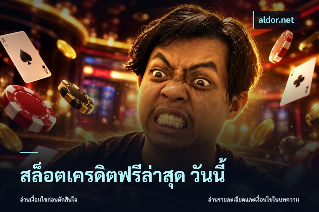 สล็อตเครดิตฟรีล่าสุด วันนี้