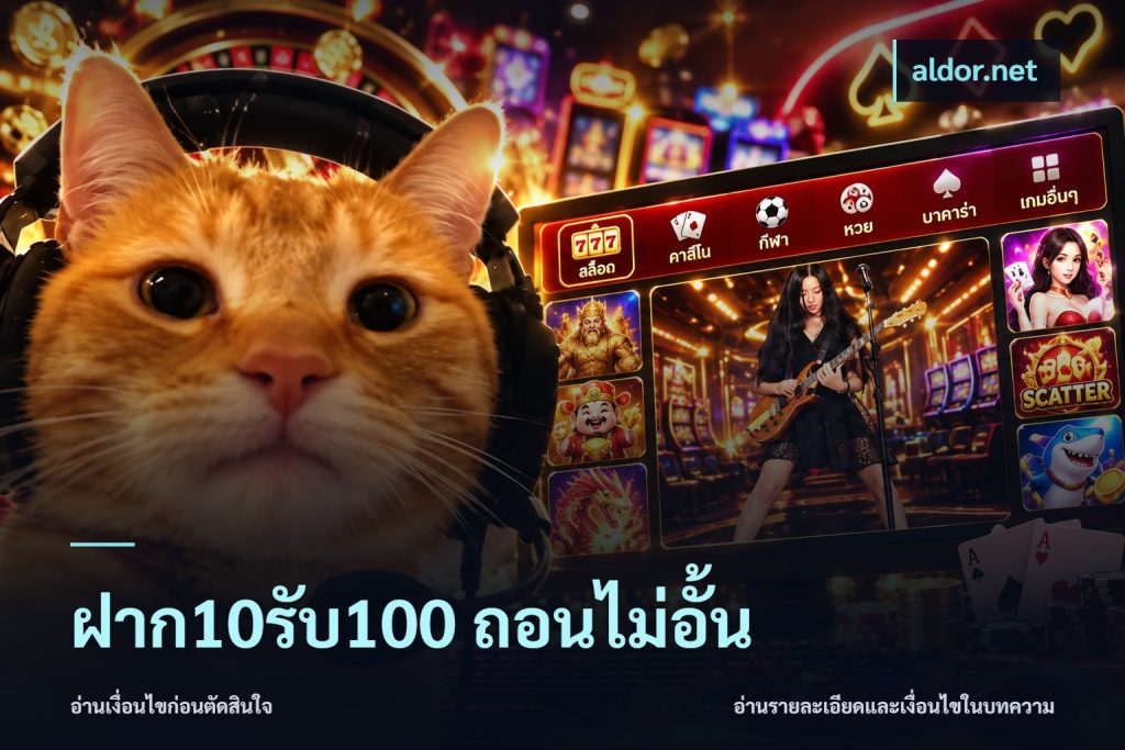 ฝาก10รับ100 ถอนไม่อั้น