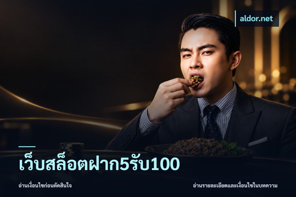 เว็บสล็อตฝาก5รับ100