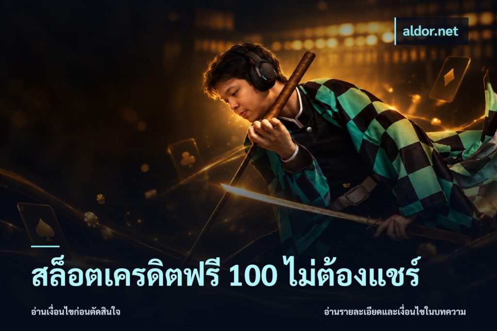 สล็อตเครดิตฟรี 100 ไม่ต้องแชร์