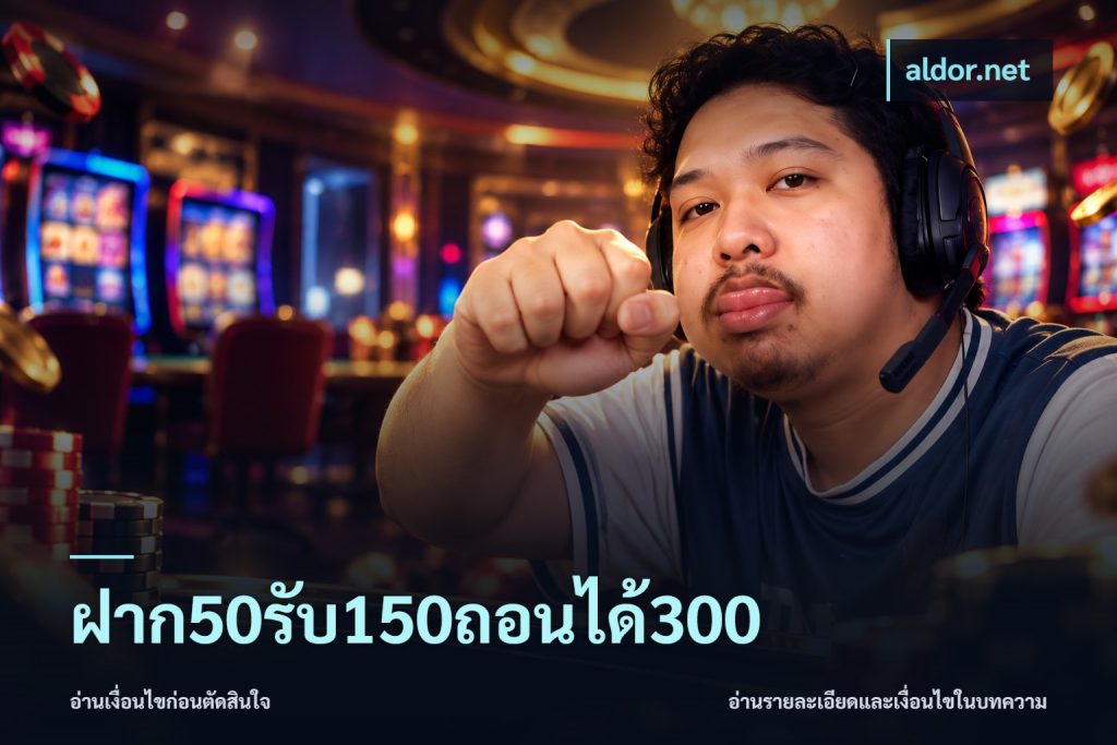 ฝาก50รับ150ถอนได้300