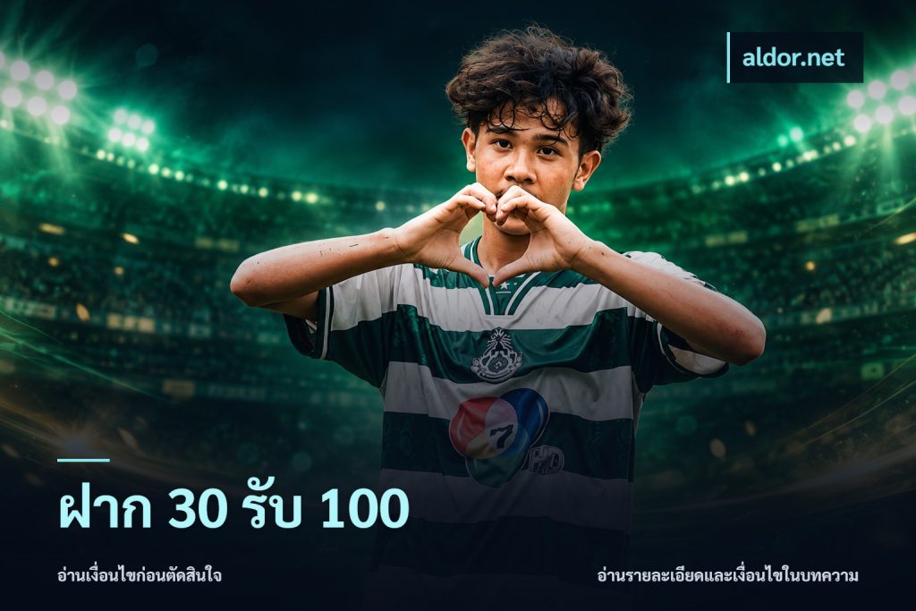 ฝาก 30 รับ 100