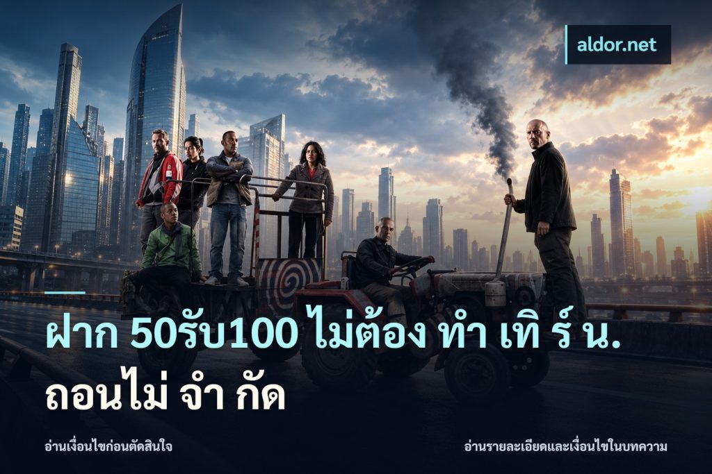 ฝาก 50รับ100 ไม่ต้อง ทํา เทิ ร์ น. ถอนไม่ จํา กัด