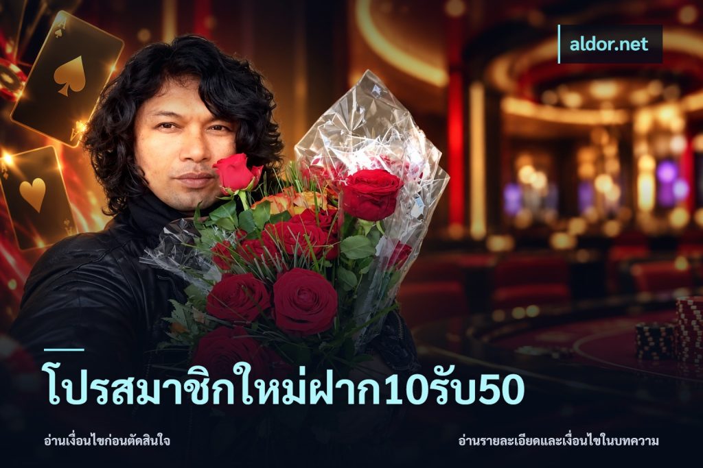 โปรสมาชิกใหม่ฝาก10รับ50