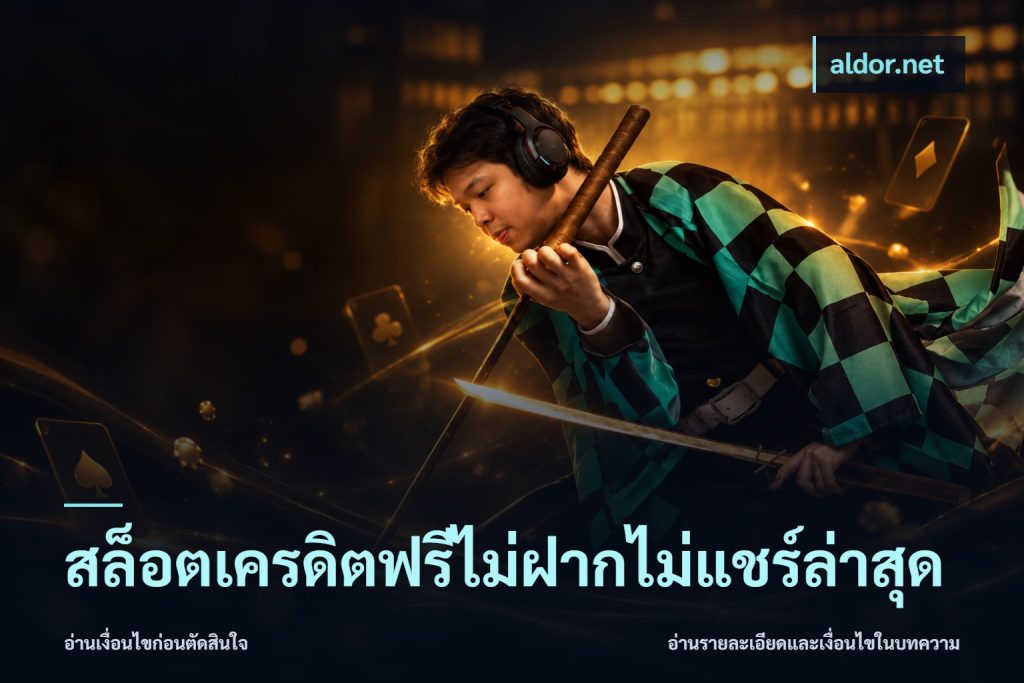 สล็อตเครดิตฟรีไม่ฝากไม่แชร์ล่าสุด