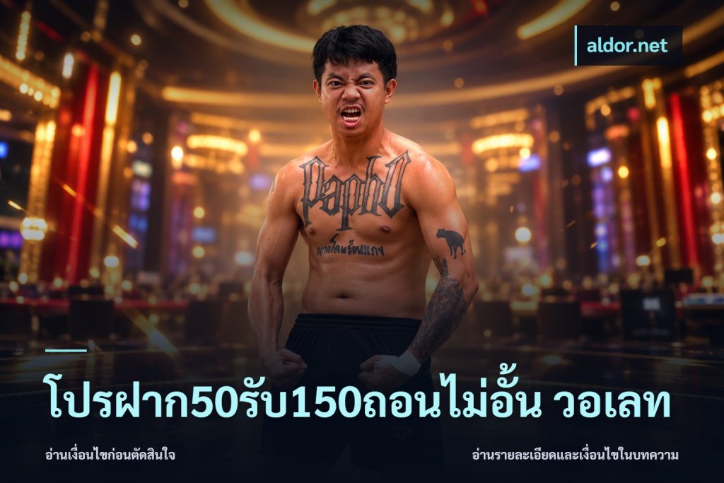 โปรฝาก50รับ150ถอนไม่อั้น วอเลท