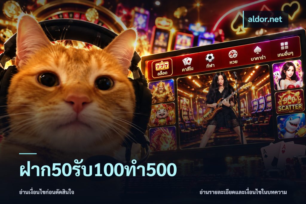 ฝาก50รับ100ทํา500
