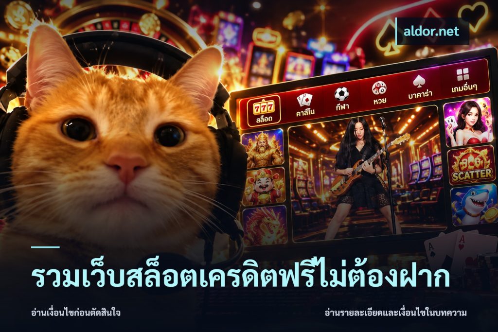 รวมเว็บสล็อตเครดิตฟรีไม่ต้องฝาก