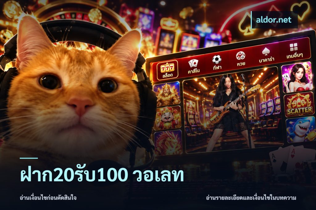 ฝาก20รับ100 วอเลท