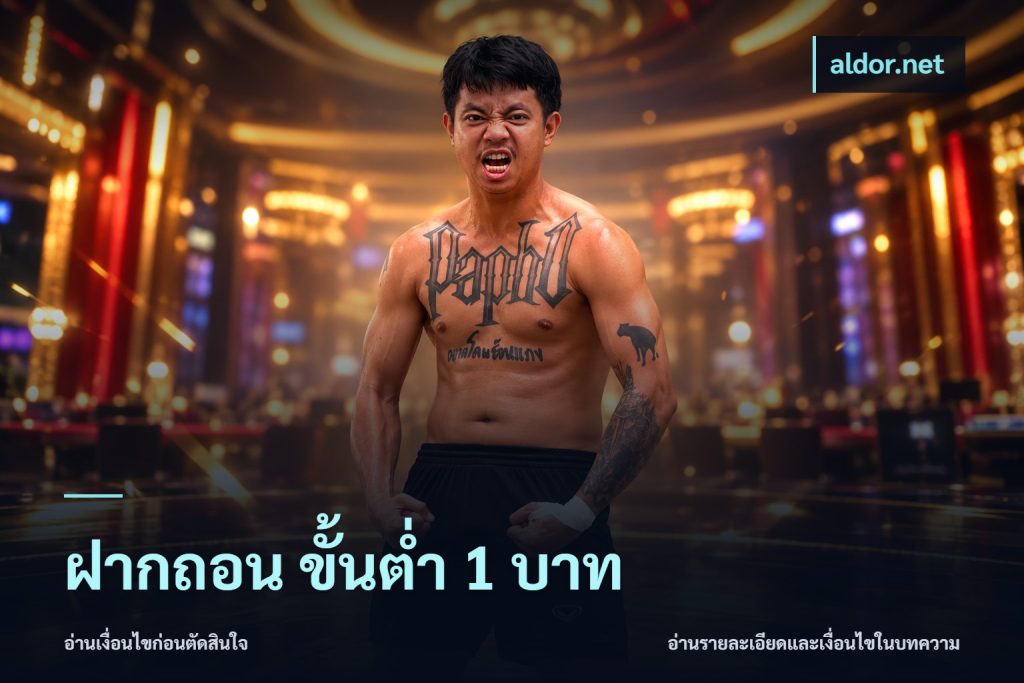 ฝากถอน ขั้นต่ำ 1 บาท