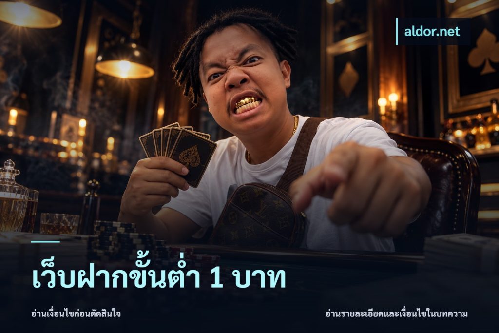 เว็บฝากขั้นต่ำ 1 บาท