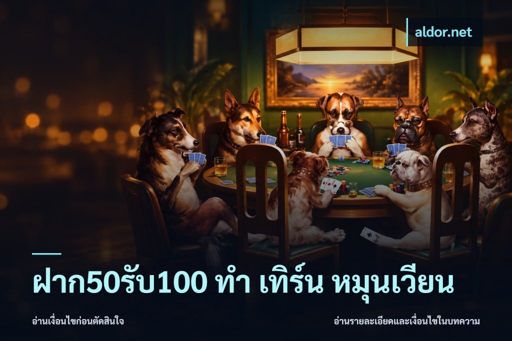 ฝาก50รับ100 ทํา เทิร์น หมุนเวียน